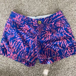 LILLY PULITZER SHORTS SIZE 2!!